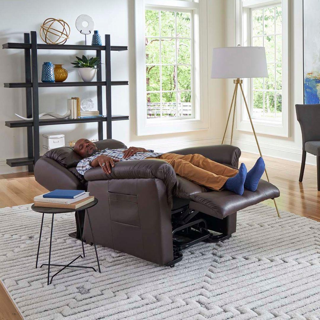 Oxnard Golden Tech PR-510 Cloud seat leather lift chair recliner